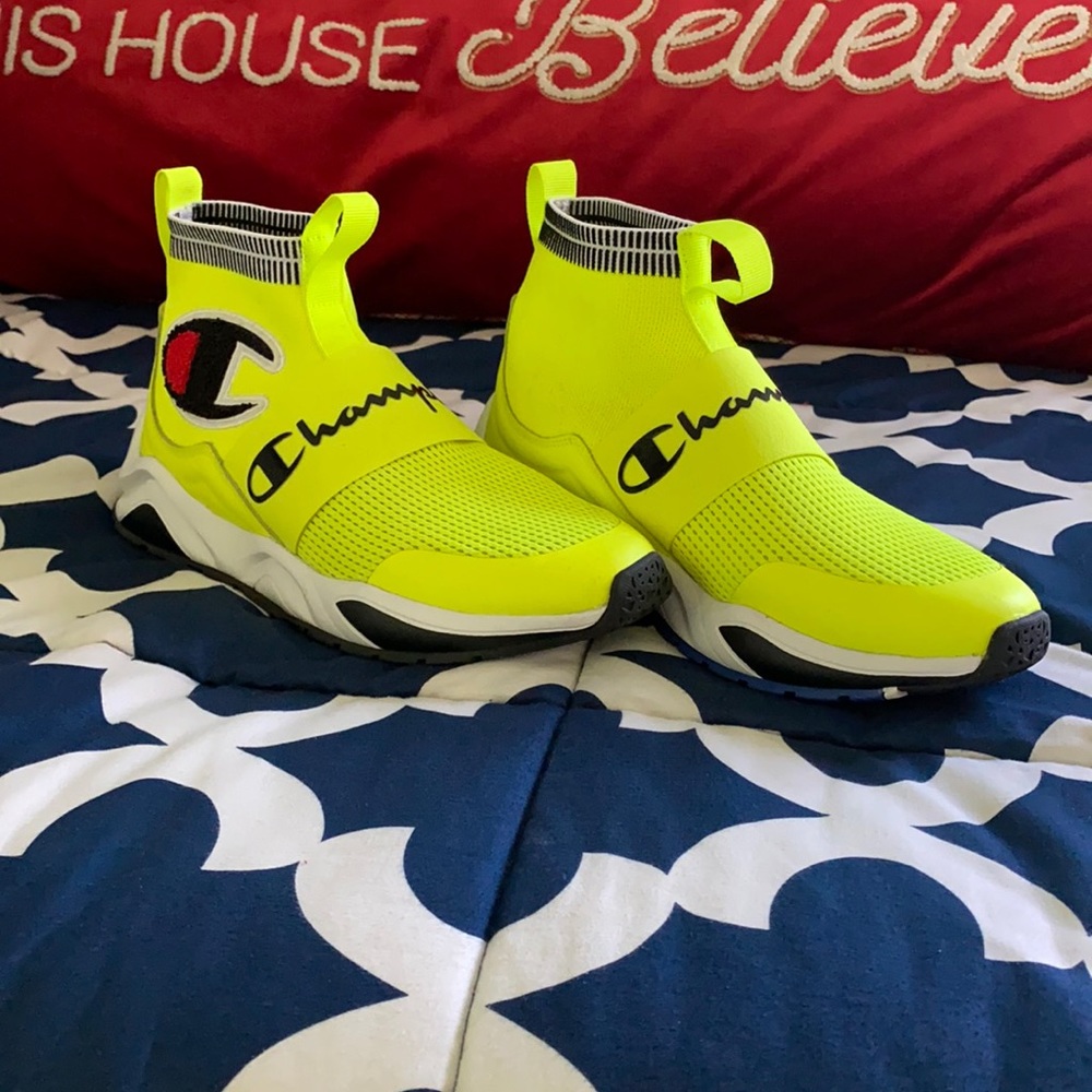 Champion neon sock shoes